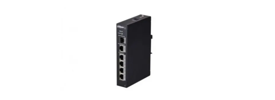 DAHUA DH-PFS3106-4T - компактный гигабитный коммутатор для офиса и видеонаблюдения