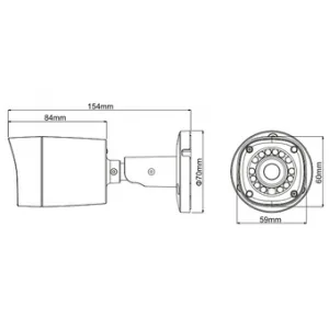 Видеокамера DAHUA DH-HAC-HFW1100RP-0600B Видеокамера DAHUA DH-HAC-HFW1100RP-0600B