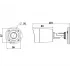 Видеокамера DAHUA DH-HAC-HFW1200RP-0600B Видеокамера DAHUA DH-HAC-HFW1200RP-0600B