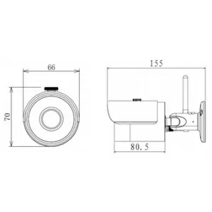 IP-камера DAHUA DH-IPC-HFW1200SP-W-0360B IP-камера DAHUA DH-IPC-HFW1200SP-W-0360B