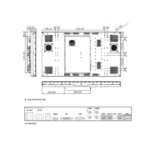 Монитор DAHUA DHL460UCM-ES Монитор DAHUA DHL460UCM-ES